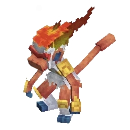 Cobblemon Islands Pokedex entry #0392 Infernape