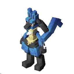 Cobblemon Islands Pokedex entry #0448 Lucario