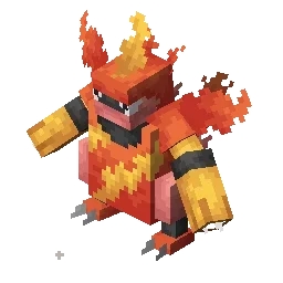 Cobblemon Islands Pokedex entry #0467 Magmortar